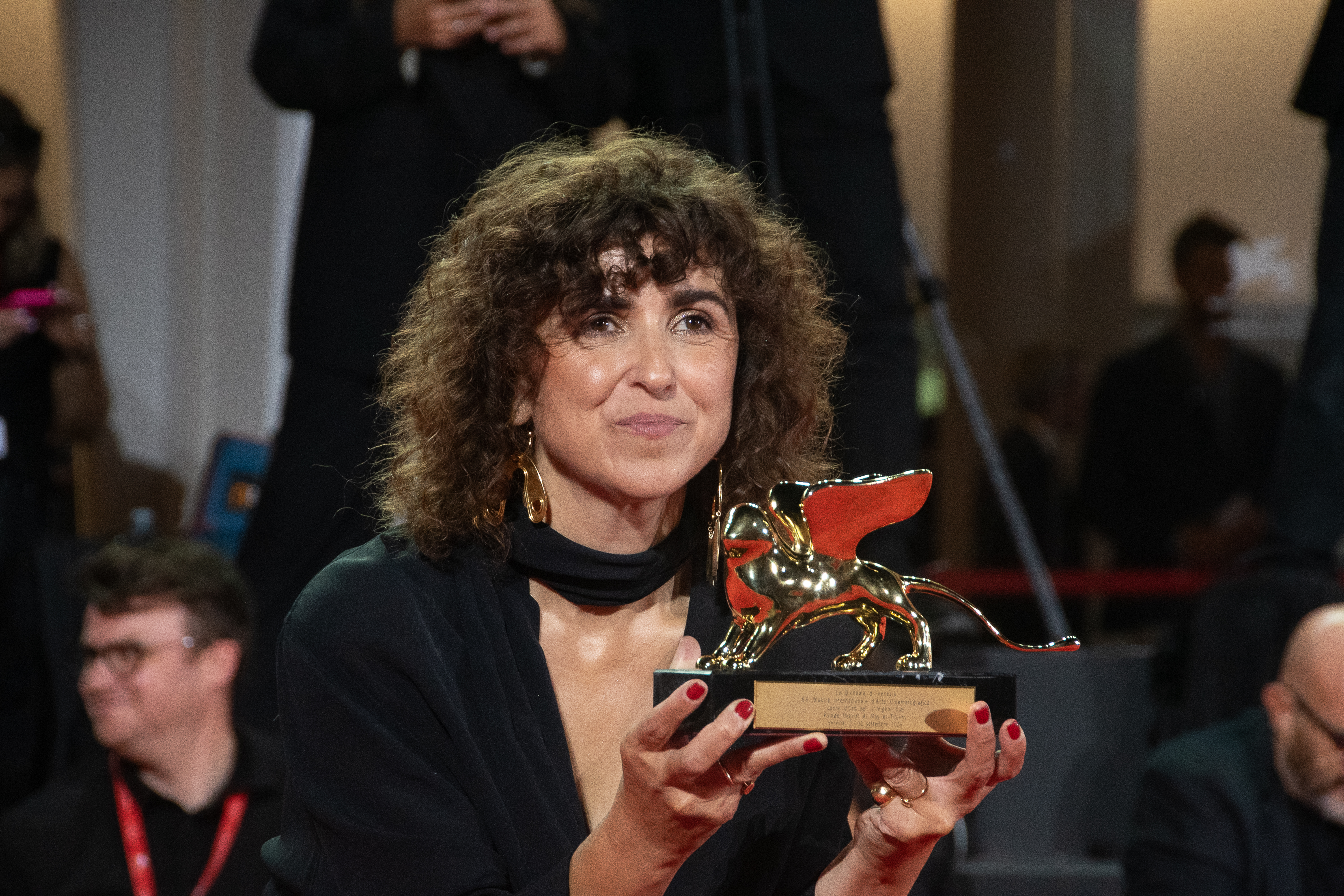 — italie venise cinema 83rd mostra del cinema 12 09 2026 golden lions winner photocall may el toukhy